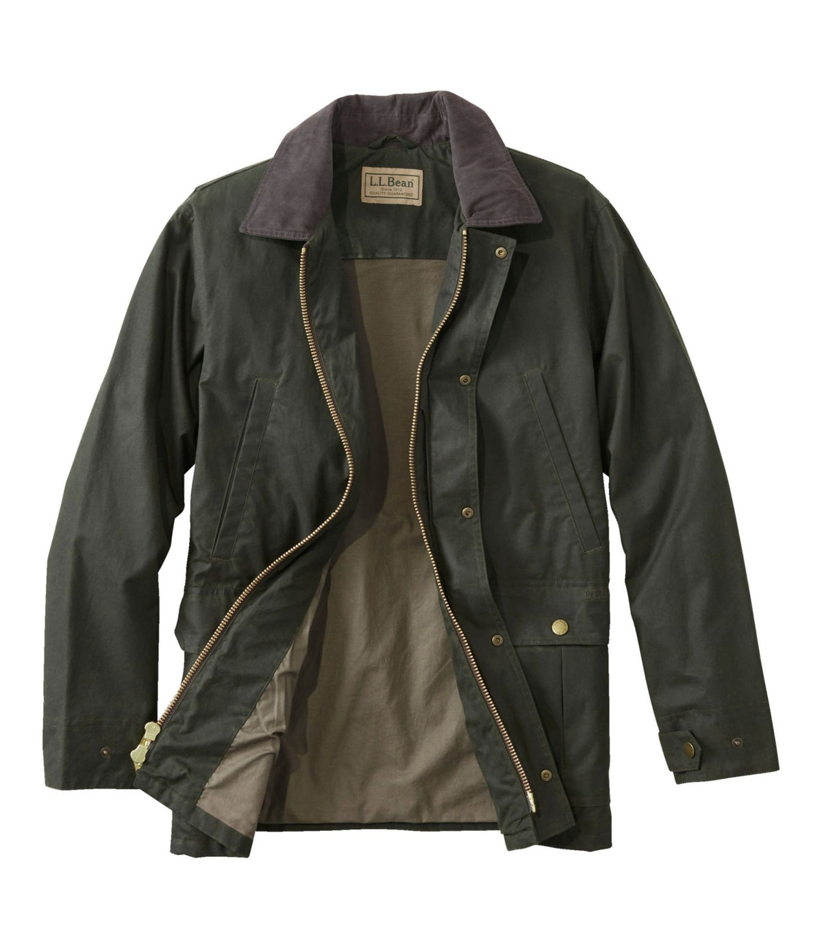 Men's Double L Waxed-Cotton Upland Coat