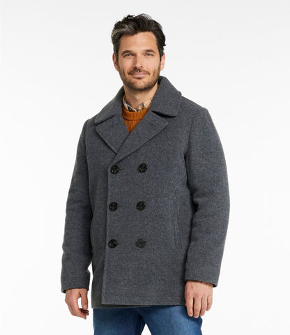 Authentic wool pea coat