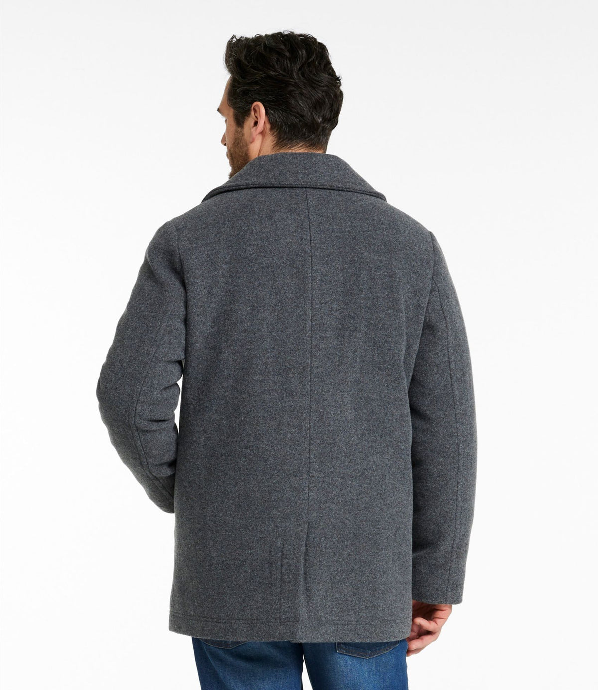 Authentic wool pea coat