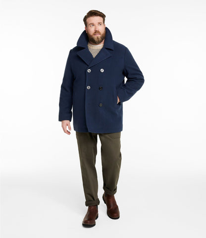 Authentic wool pea coat