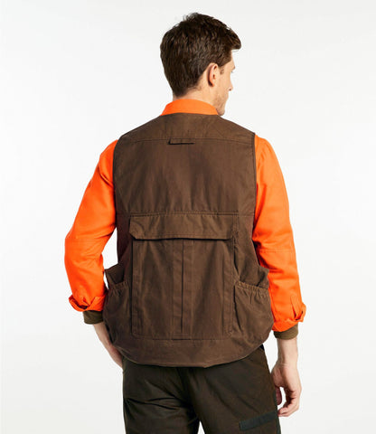 Men's Double L Waxed-Cotton Upland Vest