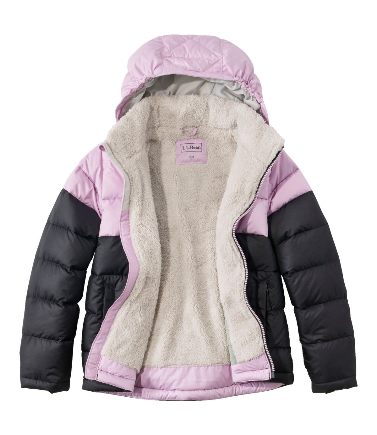 Kids' Bean's Down Jacket, Colorblock