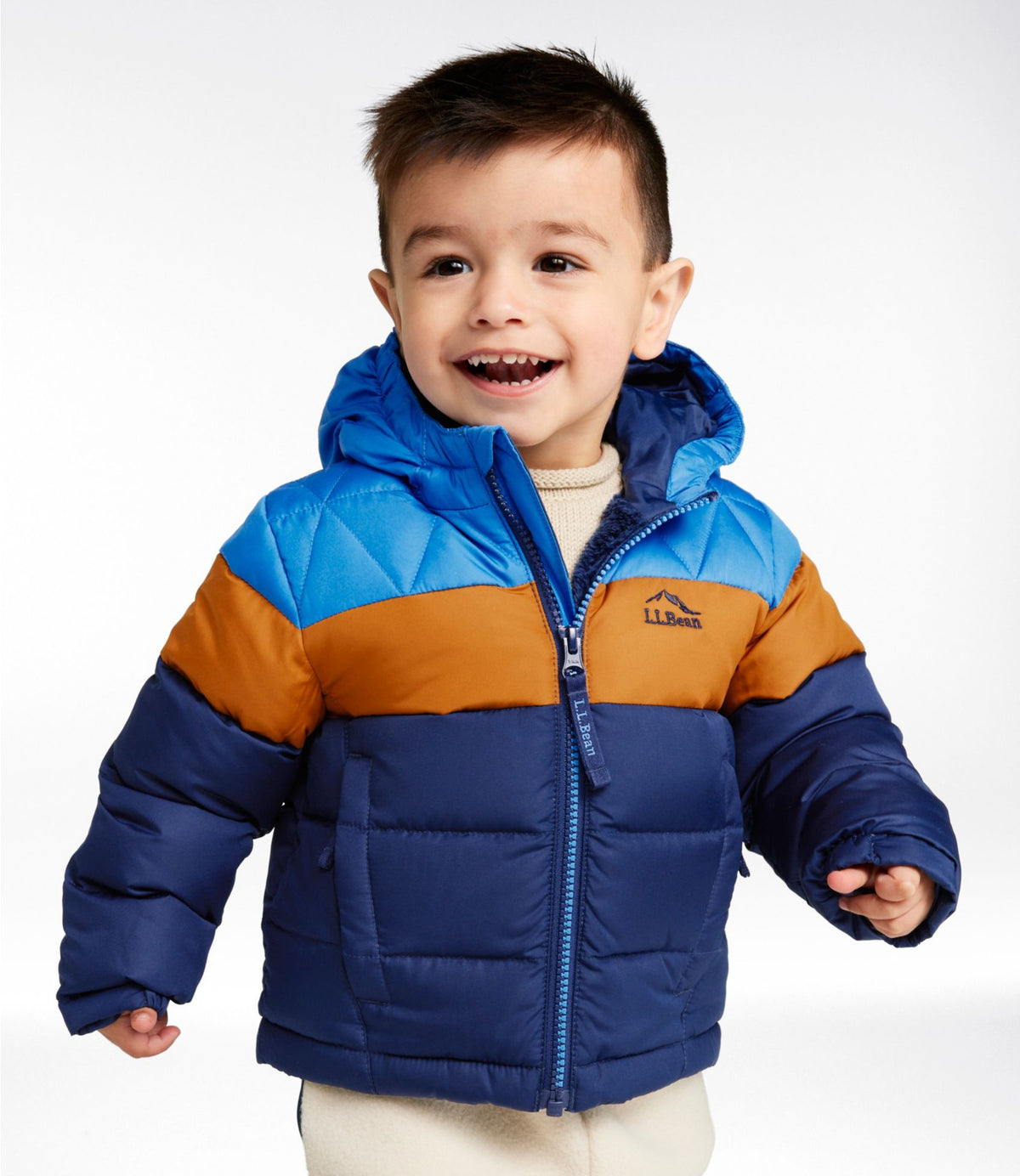 Infants' and Toddlers' Bean's Down Jacket, Colorblock