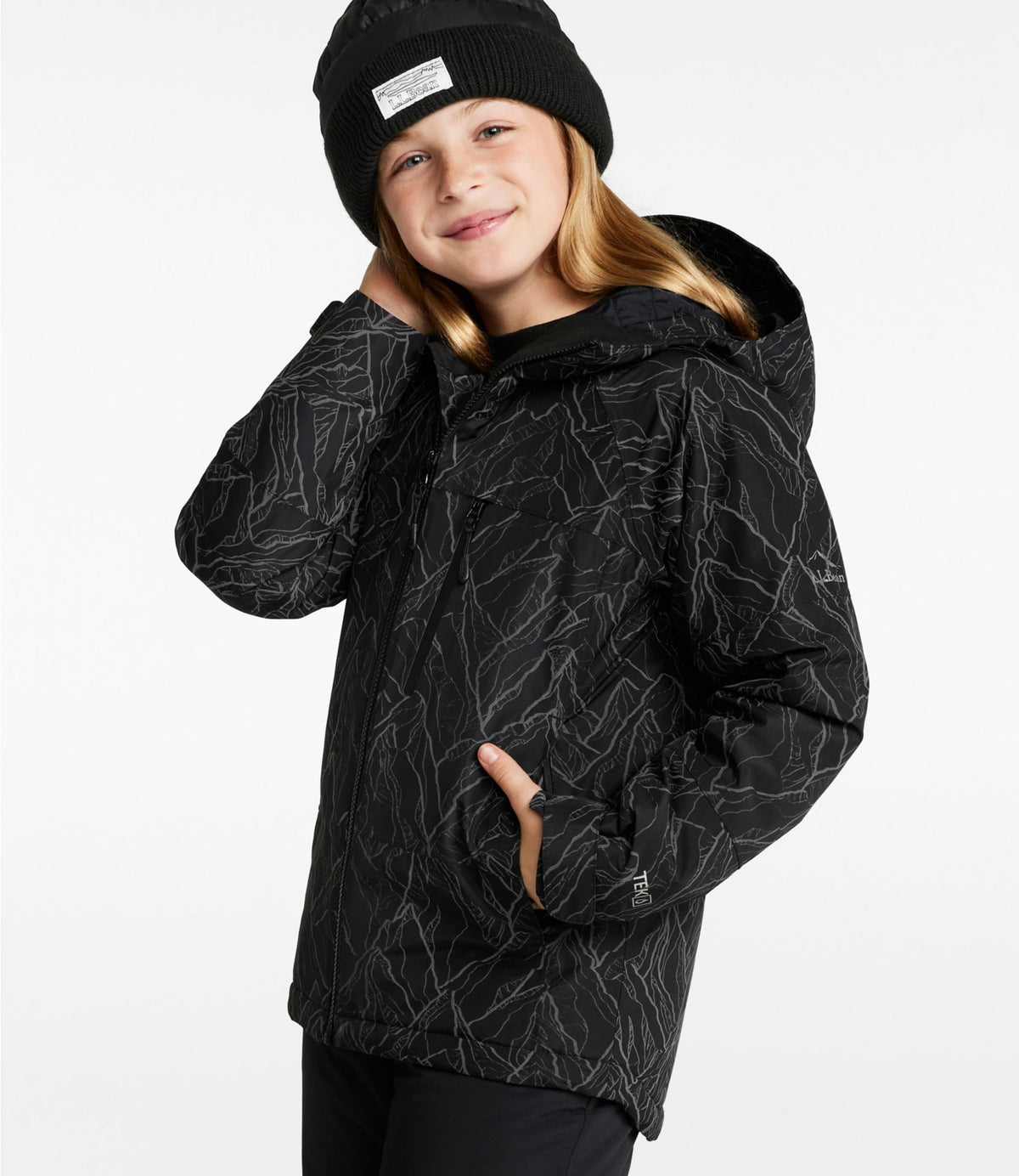 Kids' Waterproof Wildcat Reflective Ski Jacket