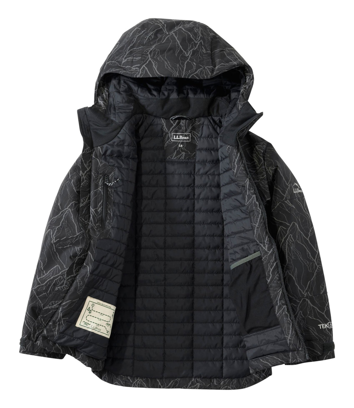 Kids' Waterproof Wildcat Reflective Ski Jacket