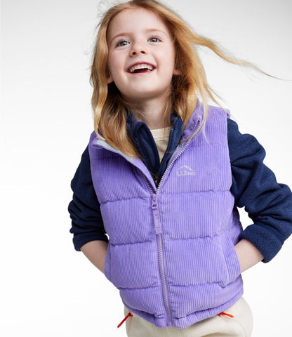 Kids' Bean's Down Corduroy Vest