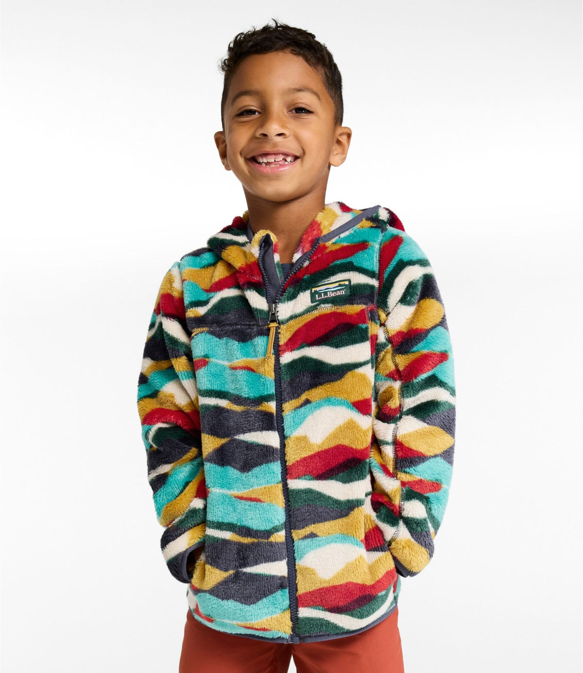 Kids' L.L.Bean Hi-Pile Fleece, Print