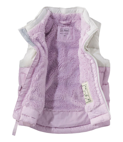 Toddlers' Bean's Down Vest, Colorblock