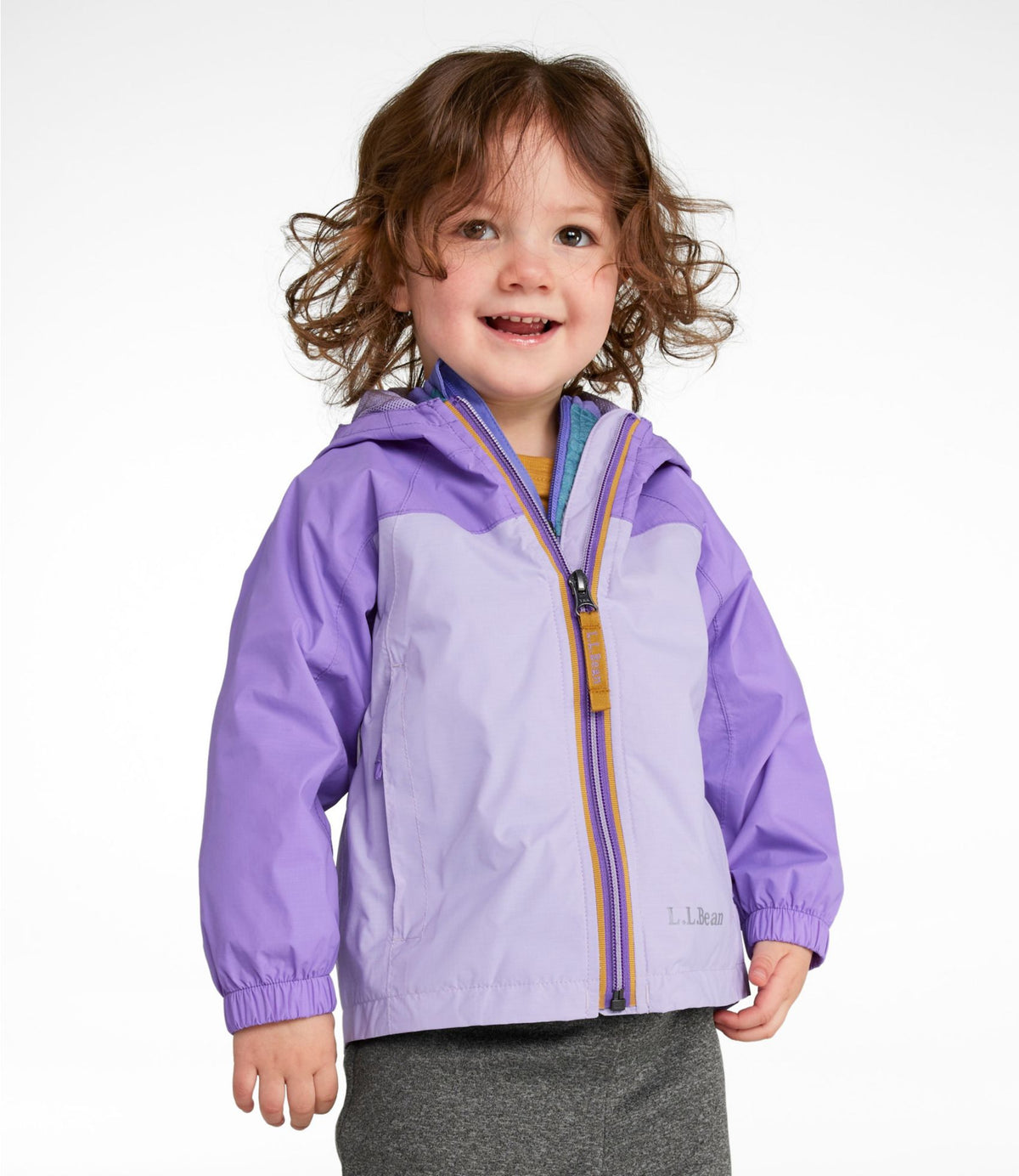 Toddlers' Discovery Rain Jacket, Colorblock