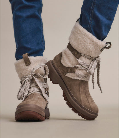 Women's 5-Bar Pull-On Boots, Sherpa