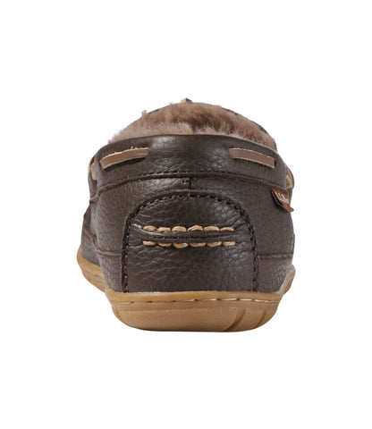 Women's Wicked Good Slippers, Leather Camp Moccasins