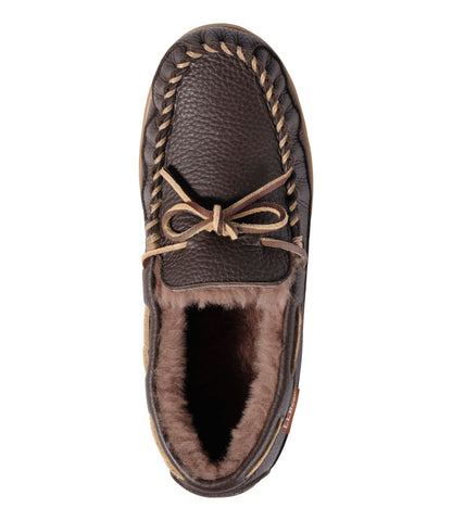 Women's Wicked Good Slippers, Leather Camp Moccasins