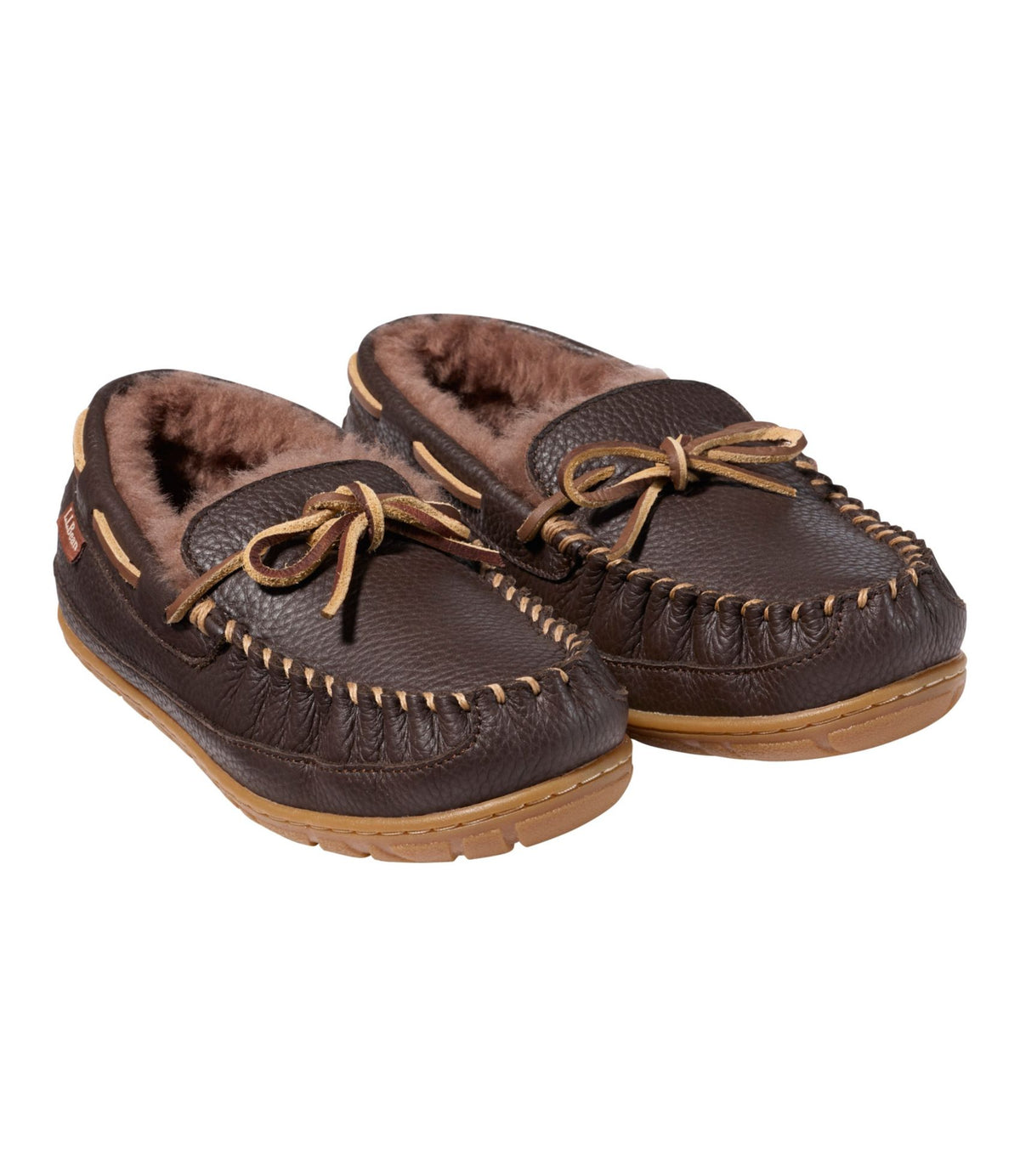 Women's Wicked Good Slippers, Leather Camp Moccasins
