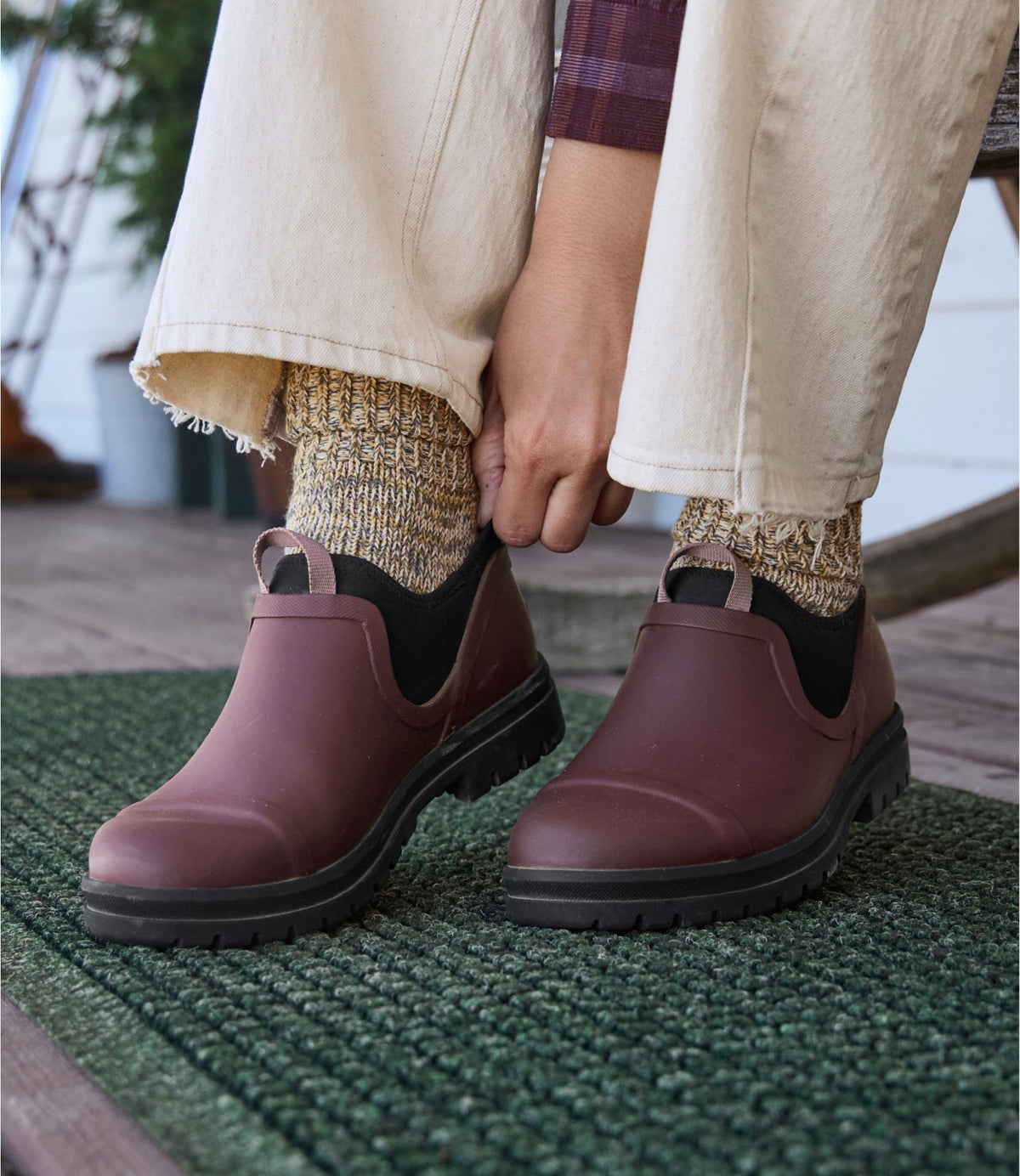 Women's Rugged Wellie® Shoes, Slip-On