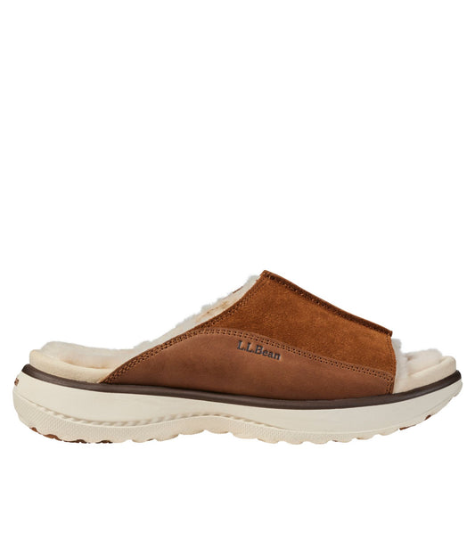 Women's Freeport Slides, Shearling-Lined