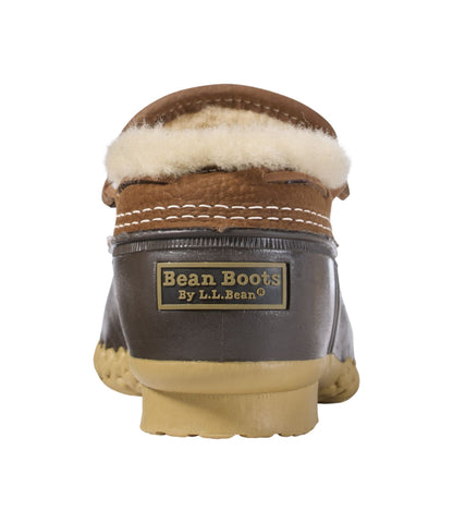 Men's Bean Boots, Shearling-Lined Rubber Mocs