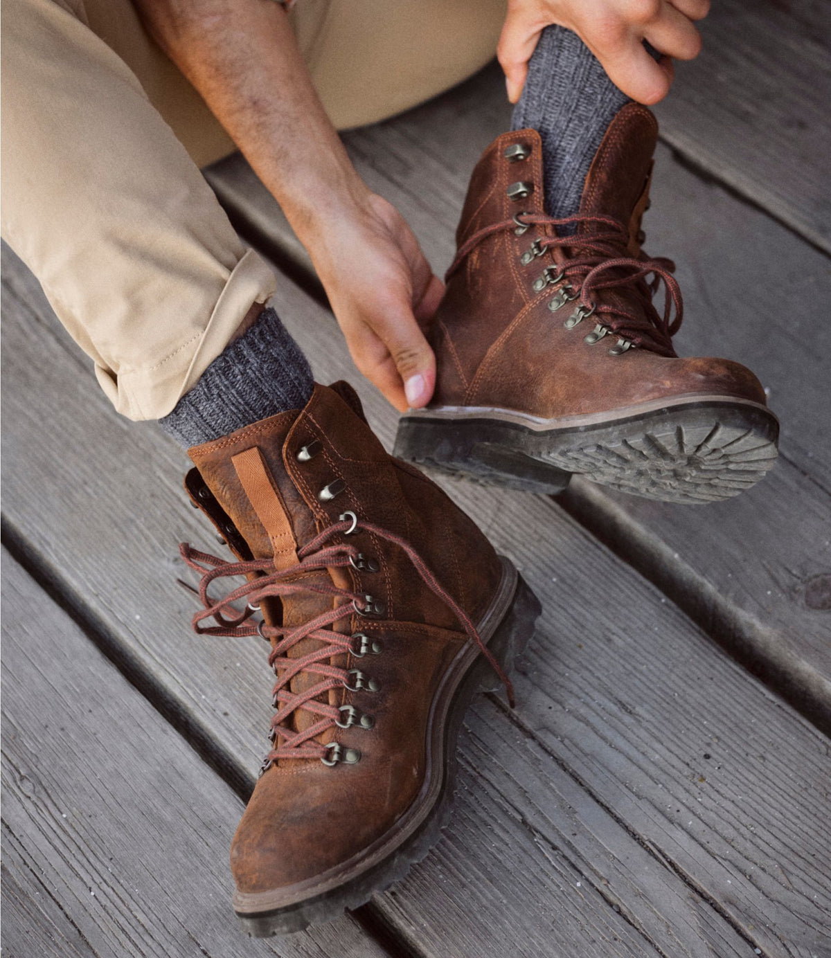 Men's Portland Boots, Lace-Up