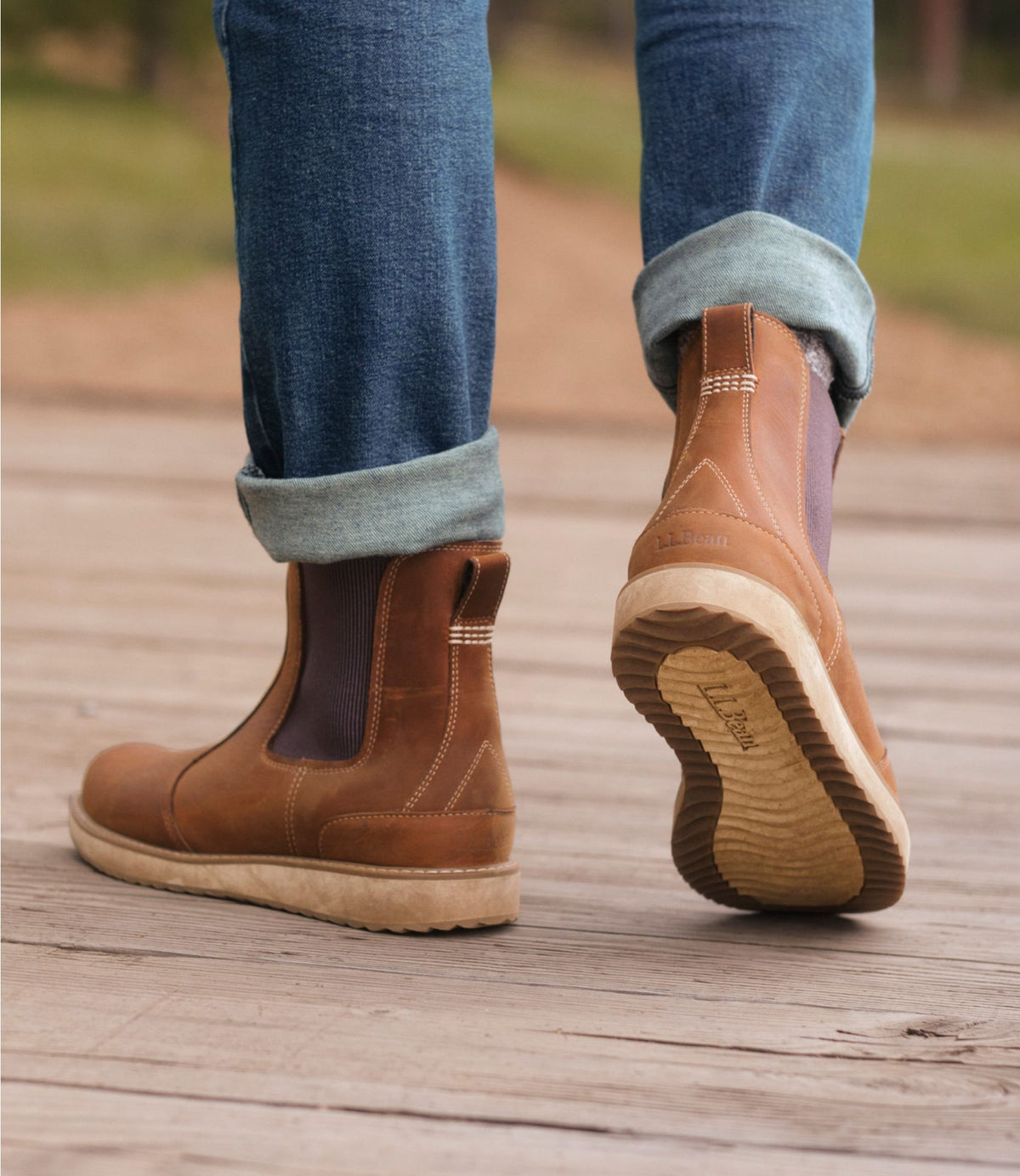 Men's Stonington Chelsea Boots, Leather