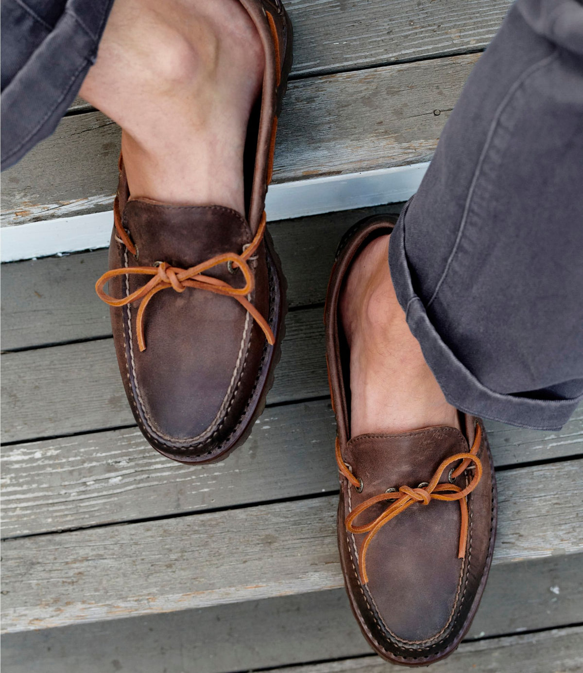 Men's Allagash Handsewn Mocs, One-Eye