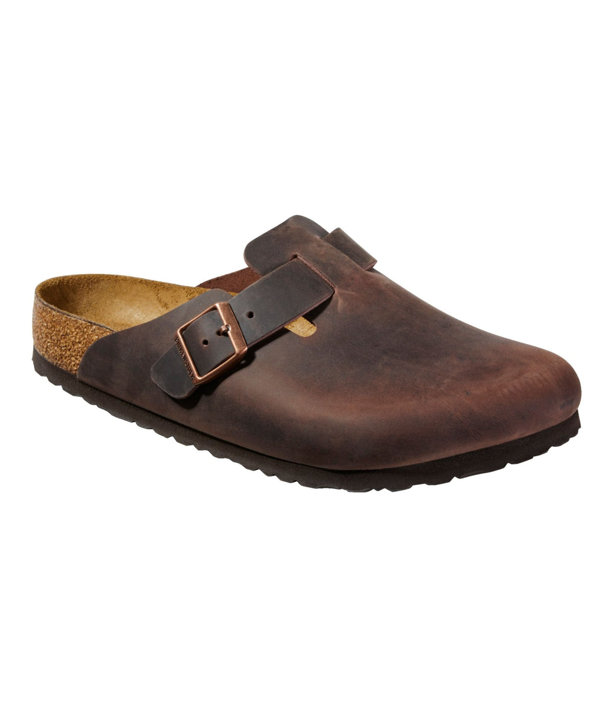 Men's Birkenstock Soft Footbed Boston Clogs, Leather
