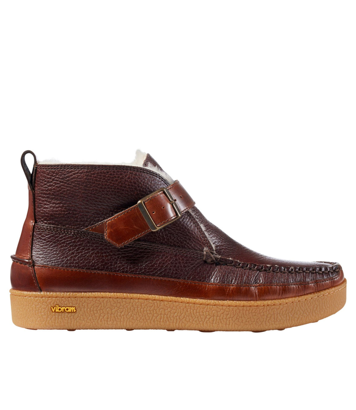 Men's Lodge Moc Vibram® Buckle Boots, Shearling