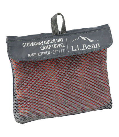 L.L.Bean Stowaway Quick-Dry Camp Towel, Print