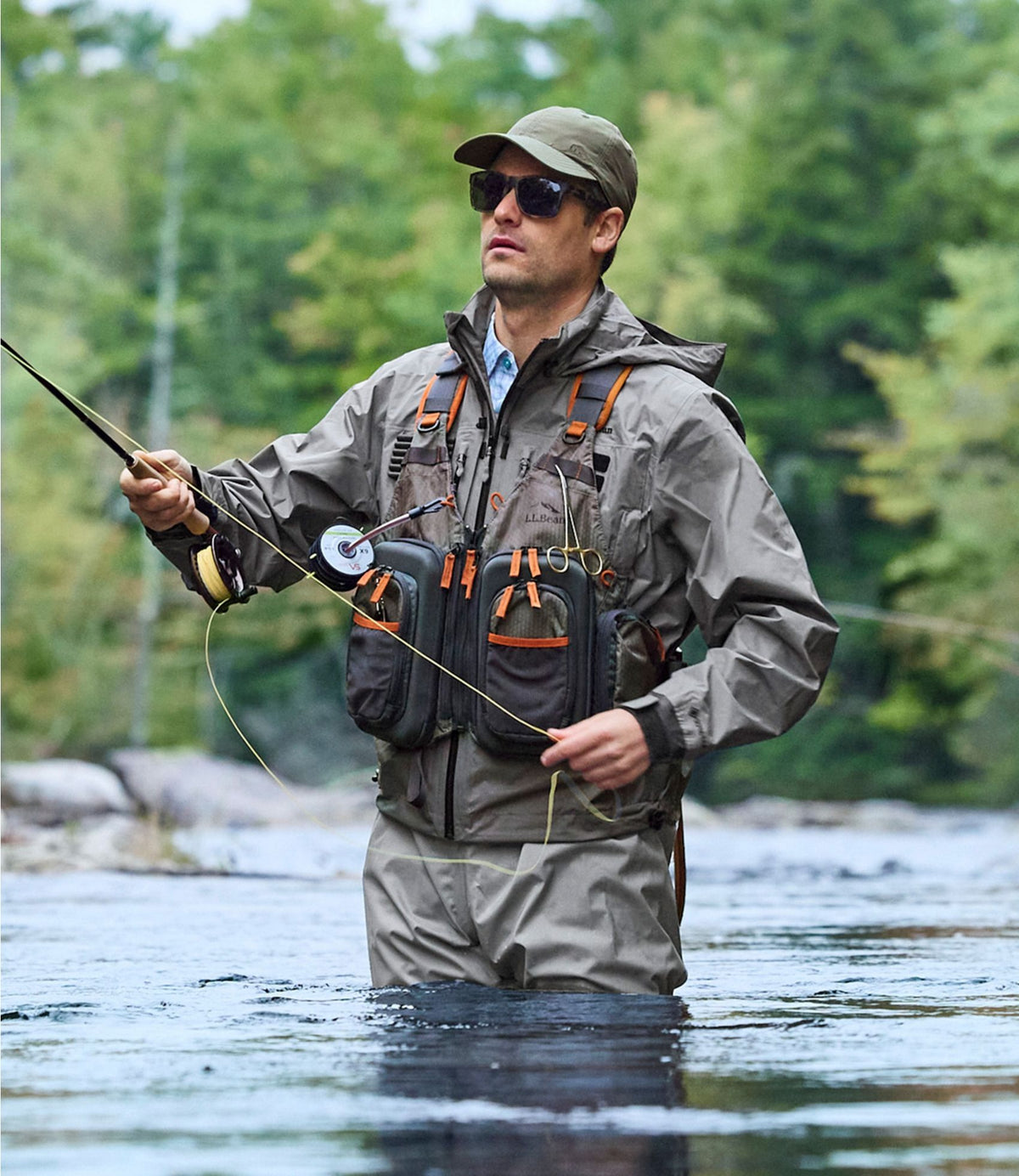 L.L.Bean Rapid River Vest Pack II