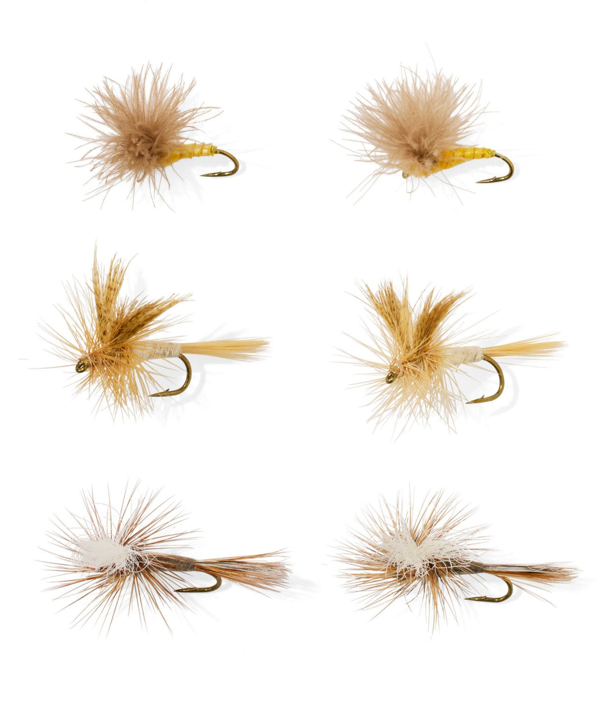 Umpqua Mayfly Dry Fly Assortment, 6 flies