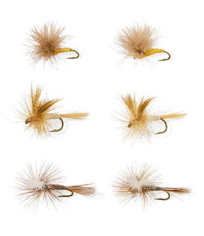 Umpqua Mayfly Dry Fly Assortment, 6 flies