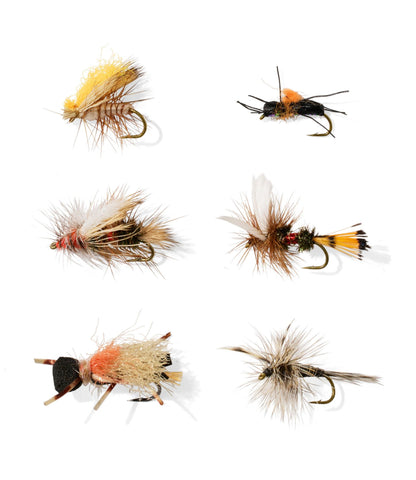 Umpqua Classic Pocket Water Dry Fly Assortment, 6 flies