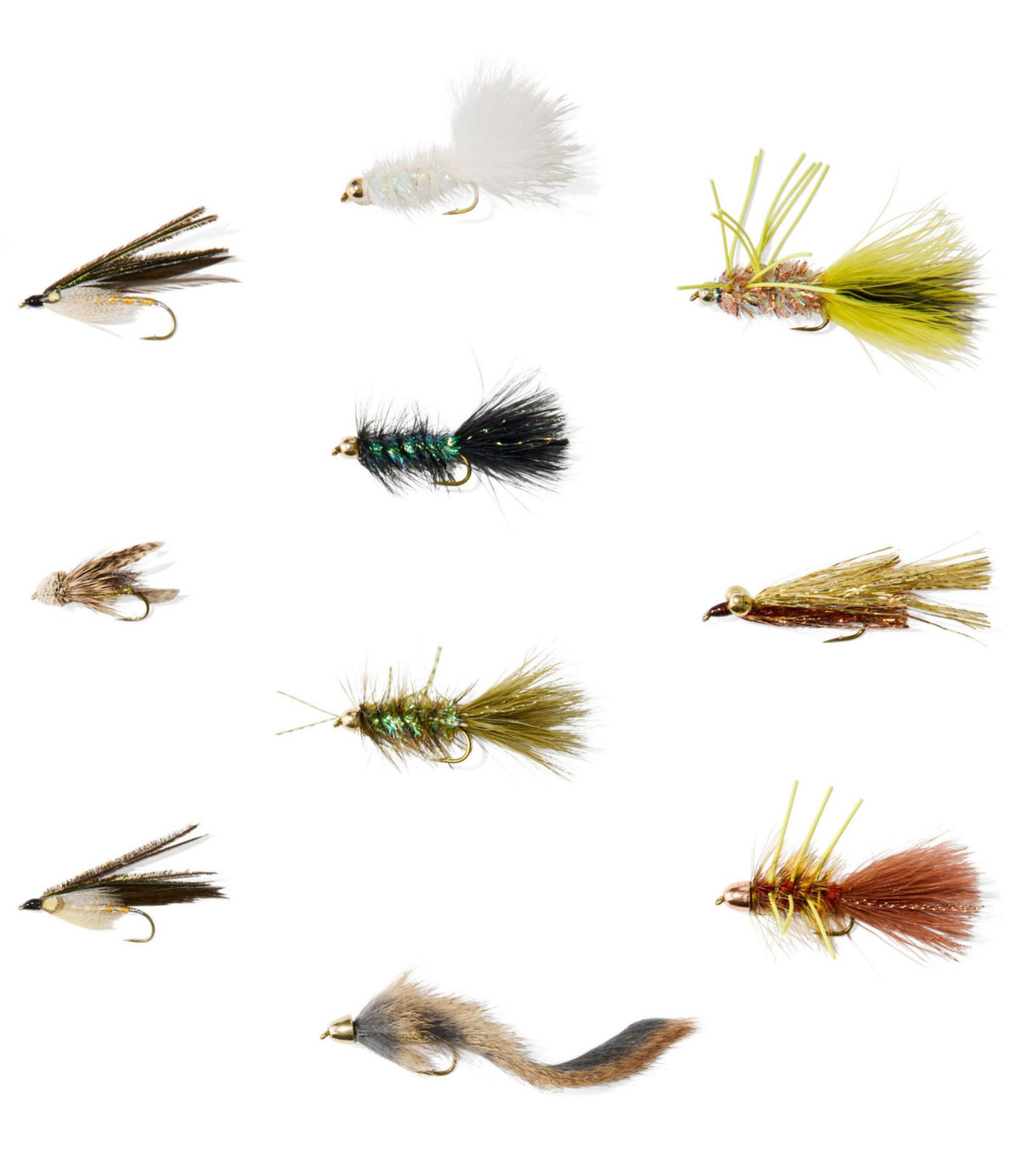 Umpqua Streamer Fly Assortment, 10 flies