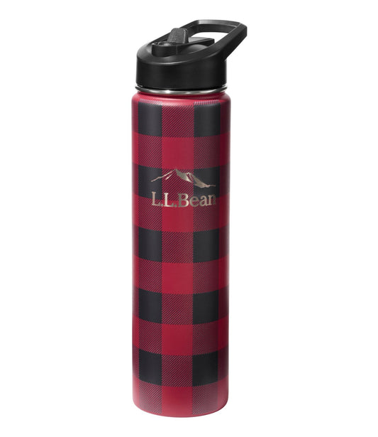 Bean Canteen Insulated Straw Water Bottle, 25 oz. Print