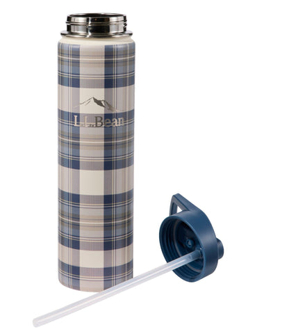 Bean Canteen Insulated Straw Water Bottle, 25 oz. Print