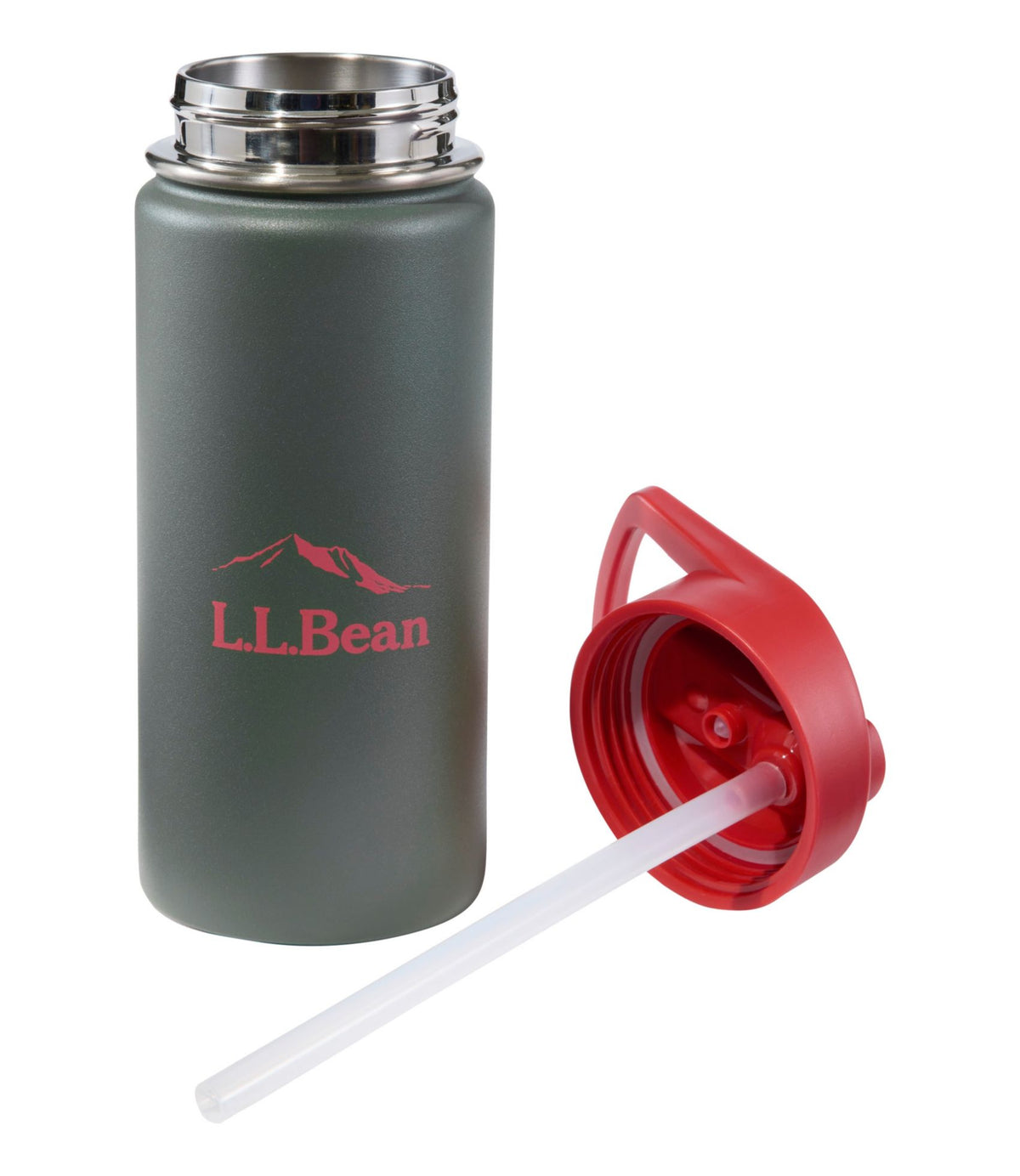 Bean Canteen Insulated Straw Water Bottle II, 16 oz.