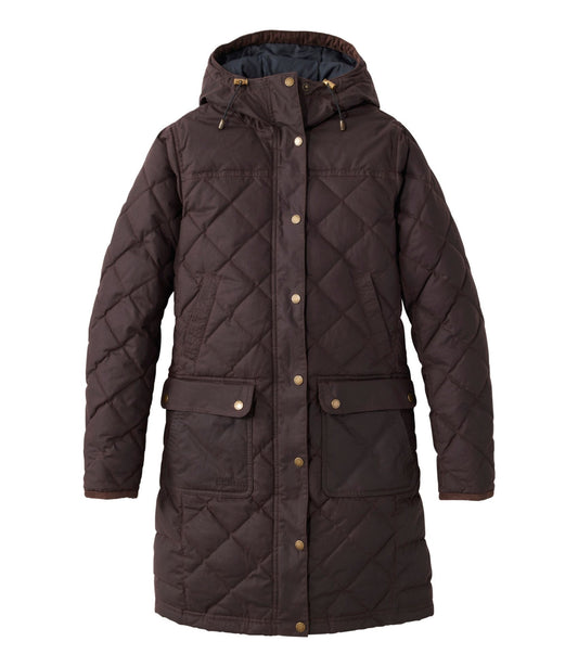 Women's Upcountry Waxed Down Hooded Coat