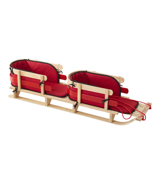 Kids' Pull Sled and Cushion Set, Tandem