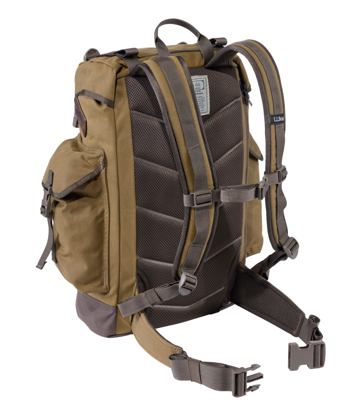 Continental Rucksack, Waxed Canvas