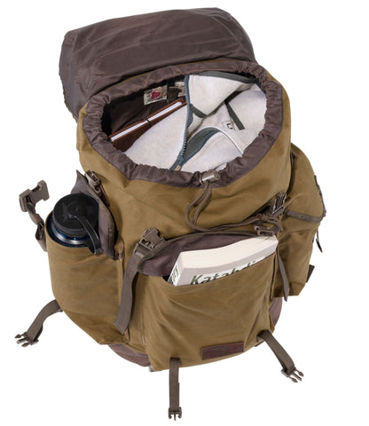 Continental Rucksack, Waxed Canvas