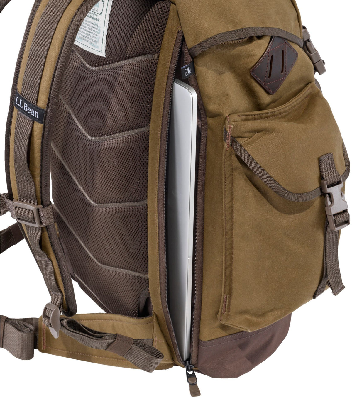 Continental Rucksack, Waxed Canvas