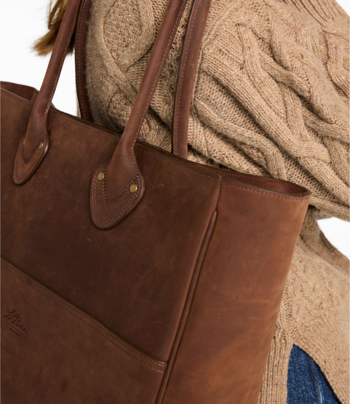Signature Double L® Leather Bag
