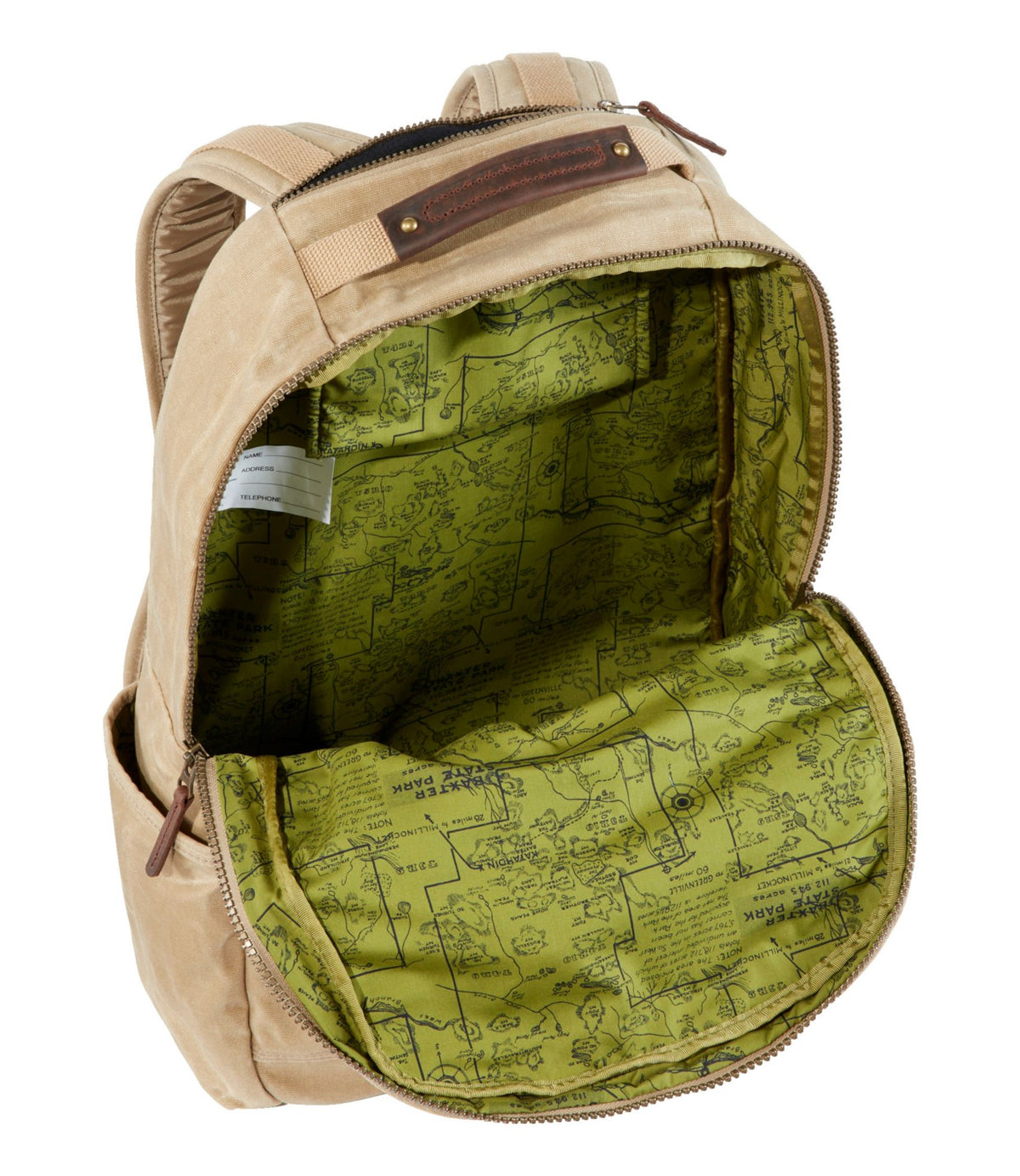 Waxed Canvas Travel Backpack