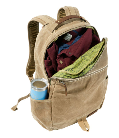 Waxed Canvas Travel Backpack