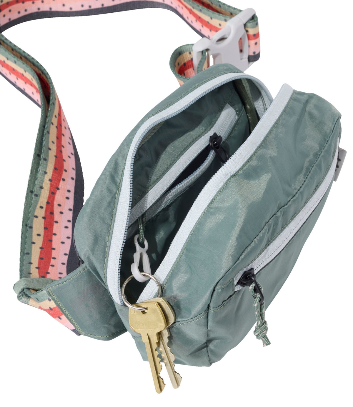 L.L.Bean Stowaway Waist Pack, Print Strap