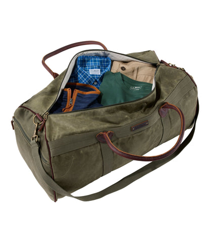 Waxed Canvas Duffle, Large