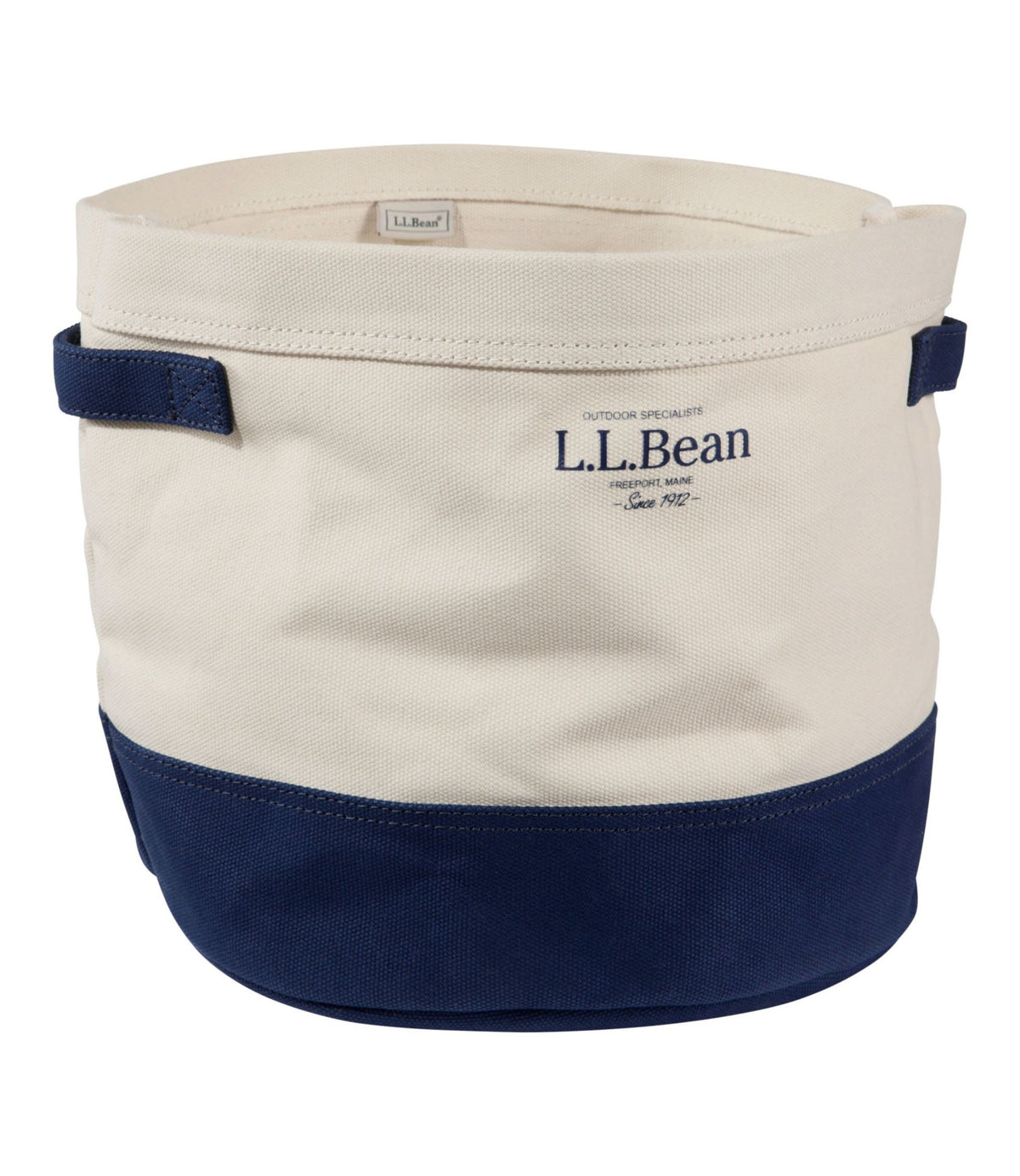 Canvas Storage Cubby Tote, Colorblock
