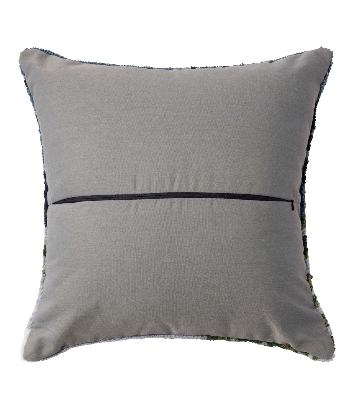 Indoor/Outdoor Hooked Pillow, Treeline Pine, 18" x 18"