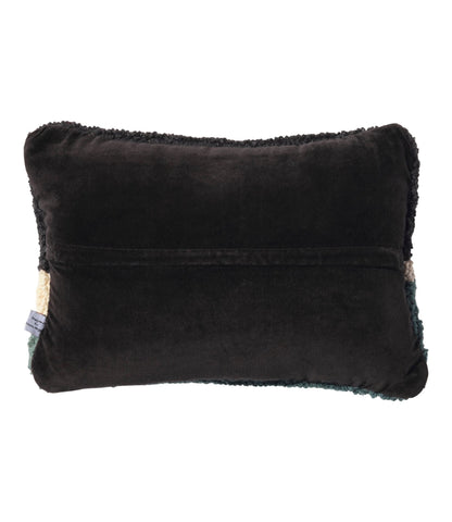 Wool Hooked Throw Pillow, Winter Woods, 12" x 18"