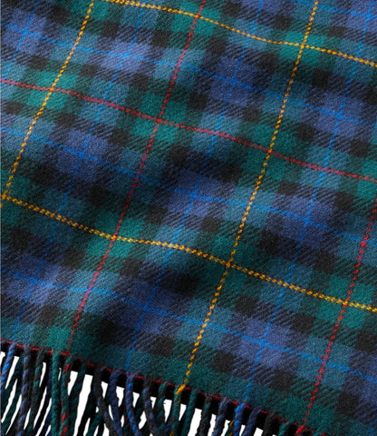 L.L.Bean Washable Wool Throw, Plaid 54" x 60"