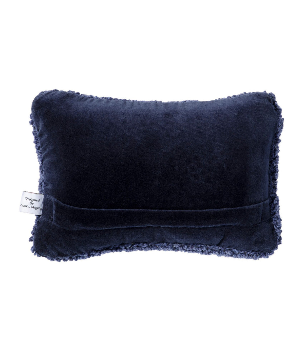 Wool Hooked Throw Pillow, Whale, 8" x 12"