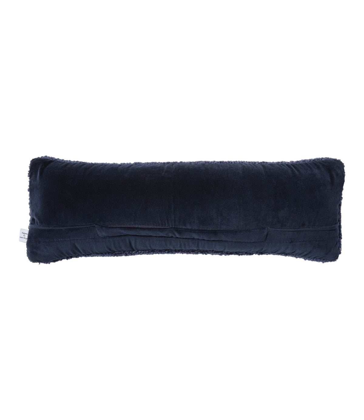 Wool Hooked Throw Pillow, Whale, 8" x 24"